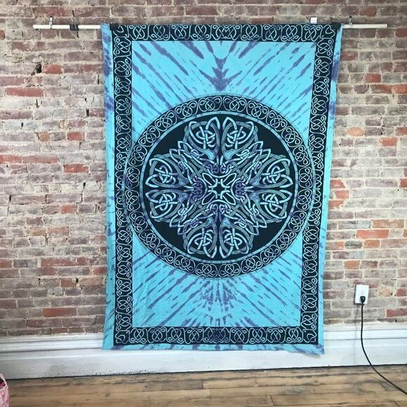 Bedspread Boho Indie Twin Size Cotton - Picture 1 of 5